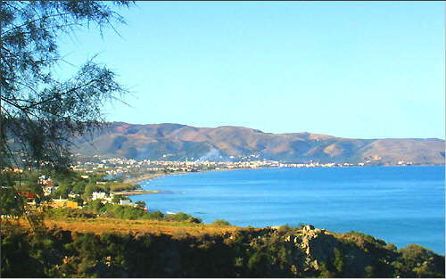 Kastelli Kissamos: View of the town and the bay from East